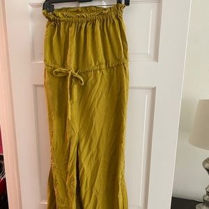 Vibrant  and green Sancia jumpsuit strapless